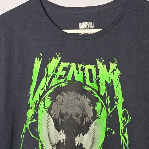 Marvel Venom Comics Face Graphic T-Shirt Size Large Men's Fan‎ - Picture 4 of 5